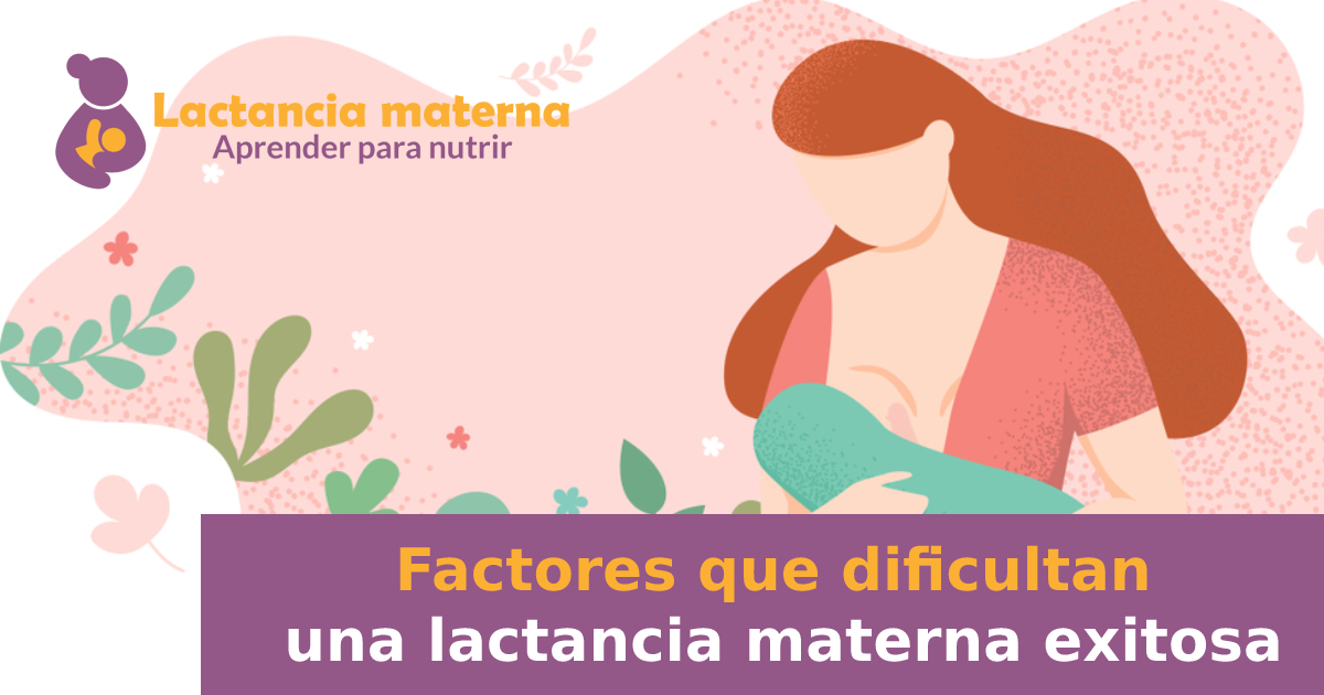 Factores que dificultan una lactancia materna exitosa